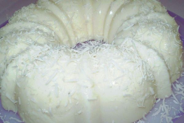 Pudim Beijo Gelado de Côco Cremoso e Delicioso